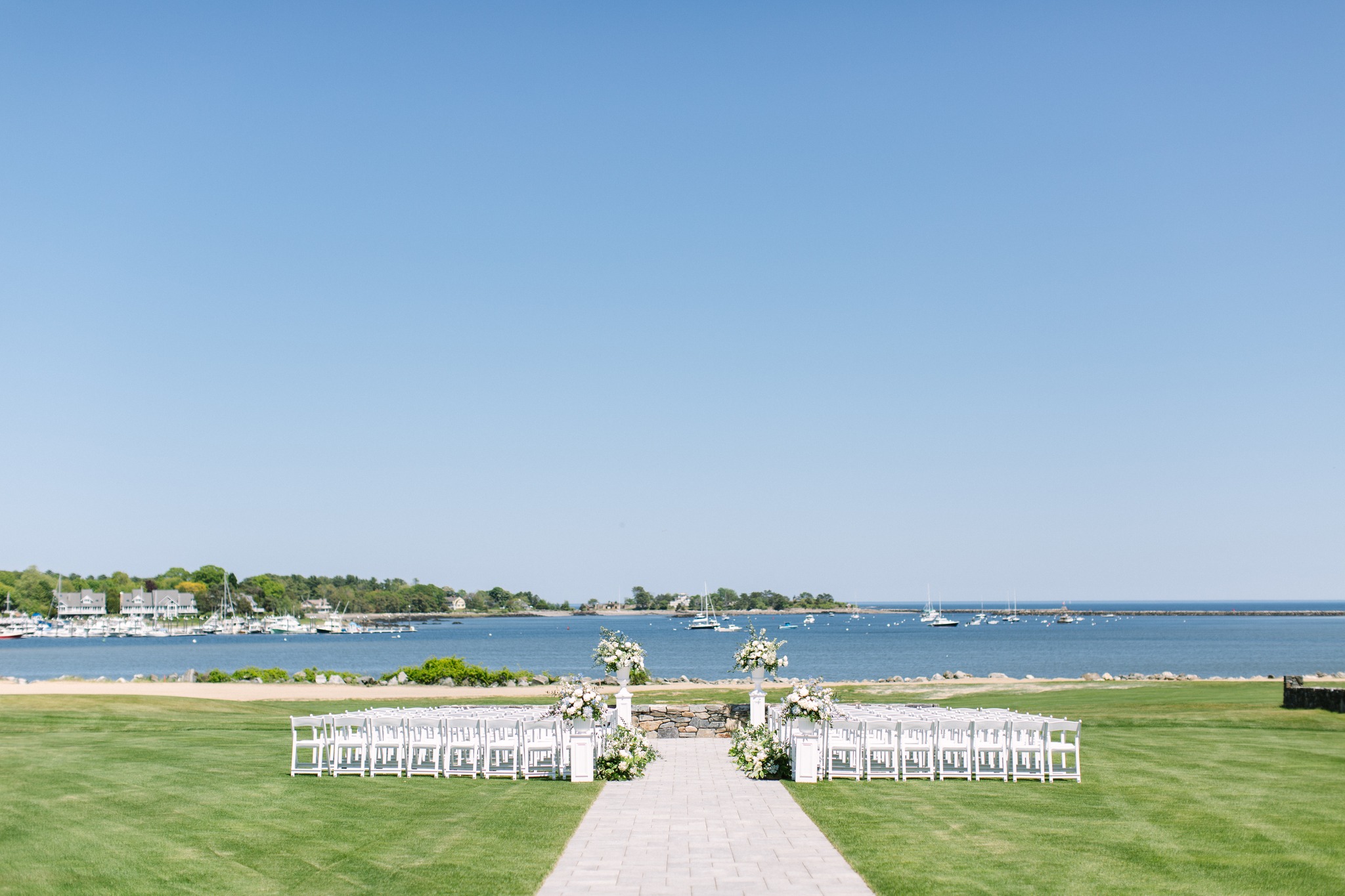 Beachfront weddings in New Hampshire at Wentworth Weddings