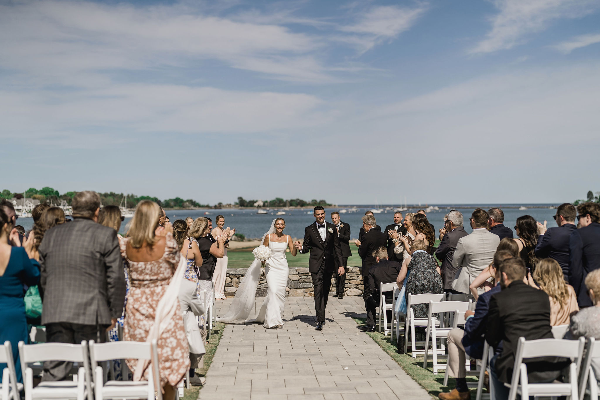 a luxurious coastal wedding at Wentworth By The Sea Country Club