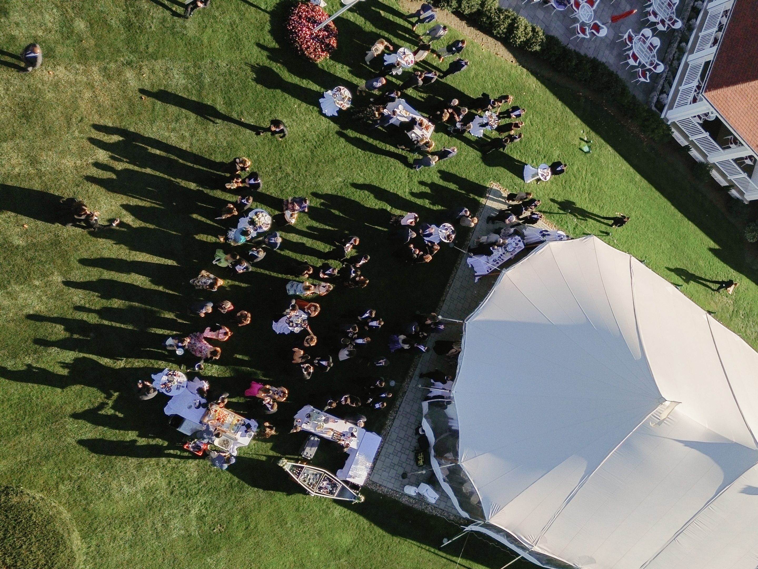 Tent wedding